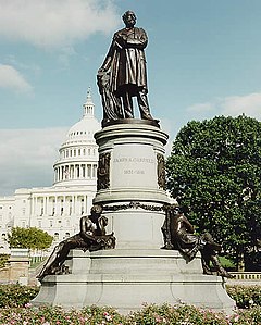 James A. Garfield Monument, 1887, Washington, United States Capitol.