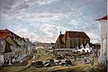 Church and city square (1840, Josef Hofreit)