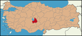 Localisation de Aksaray (province)