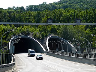 Severní portál Pisáreckého tunelu