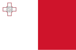 Vlag van Malta met het George Cross