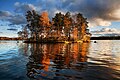 Le lac Vuoksa près de Priozersk.