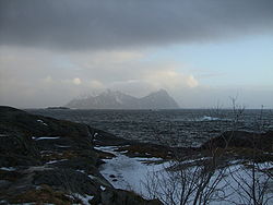 Litlmolla sett frå Svolvær