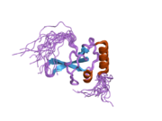 2dmj: Solution structure of the first zf-PARP domain of human Poly(ADP-ribose)polymerase-1