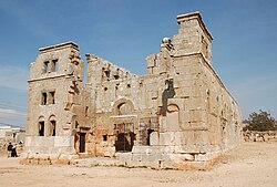 The basilica at Qalb Loze