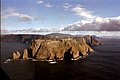 The Tasman Island with the Tasman Peninsula in the background, ca. 1987.