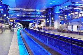 Stadtbahn station at Essen Hauptbahnhof