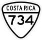 National Tertiary Route 734 shield}}