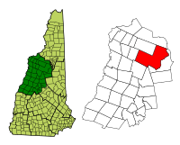 Location in Grafton County, New Hampshire