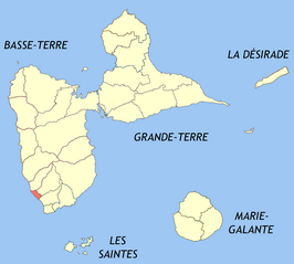 Kaart van Basse-Terre