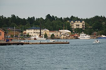 Saxarfjärdsbasen vid Rindö Västra.