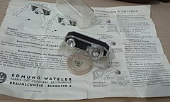 Télémètre Watameter, fabriqué par Edmund Wateler