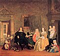 Gabriël Metsu, Portrait of the Family Hinlopen 1663, Gemäldegalerie, Berlin