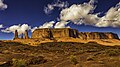 Mitchell Mesa with Three Sisters to left