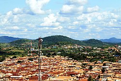 View of the Obuasi Gold Mine from Obuasi