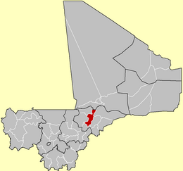 Circondario di Mopti – Localizzazione