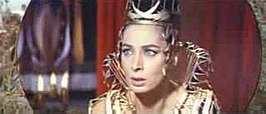 Rita Gam in de trailer van King of Kings (1961)