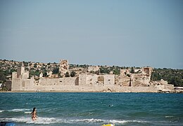 The Byzantine castle of Korykos from the sea c.11th cent. AD. It featured fully concentric features a century before the first examples of concentric fortifications were seen in the West