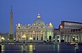 The basilica, in early morning