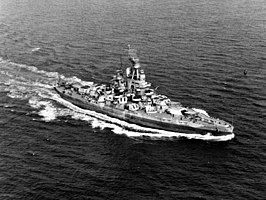 USS Nevada in september 1944