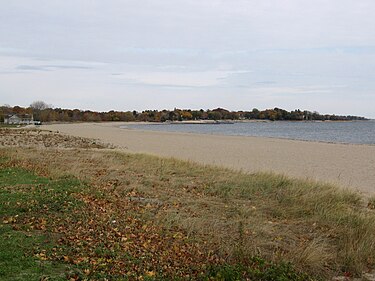 East Beach of Sherwood Island State Park in Westport, Connecticut