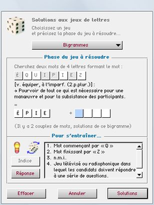 Copie d'écran du jeu