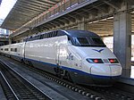 AVE "Alstom" (Renfe Class 100) trainset at Córdoba.