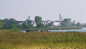 Vue sur l'île de Riems