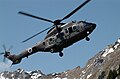 Eurocopter Cougar en los Alpes Eslovenos.