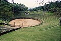 Bulių kovos arena. Okinava – bulių kovos, kuri kartais sugretinama su sumo, „namai“