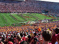 La fanfare en formation USC en 2007 au Coliseum.