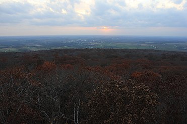 View from the top of west tower