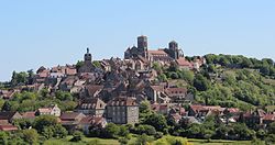 Skyline of Vézelay