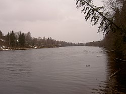 Река Йостердалелвен при Юрос