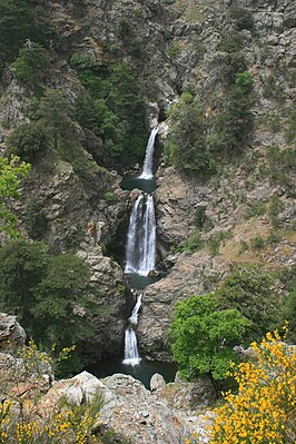 Maesano-waterval, nationaal park Aspromonte