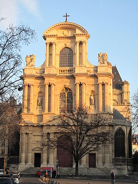 Façade de l'église, vue l'ouest.