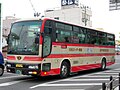 かつて運行されていた106スーパー特急専用車両 日産ディーゼルPKG-RA274RBN