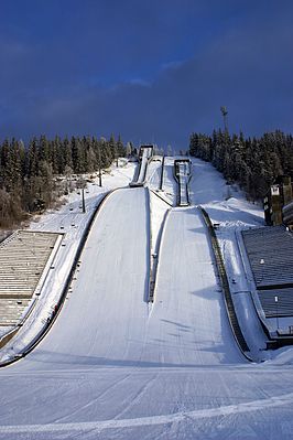 Lysgårdsbakken in de winter