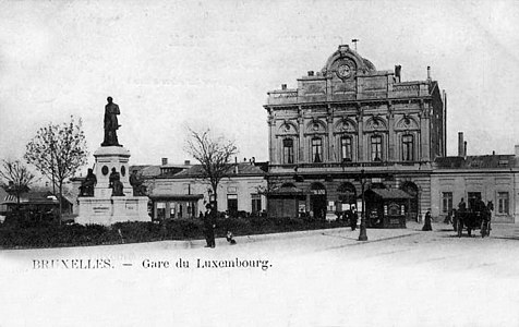 La gare vers 1900.