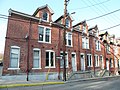 Houses at 838-862 Brightridge Street, built in 1887, in the Perry South neighborhood of Pittsburgh, PA.