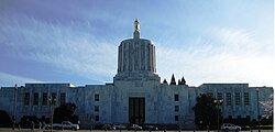 The Oregon State Capitol.