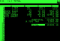 Screenshot von Visicalc