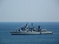 Hellenic Navy frigate HS Kanaris (Φ/Γ Κανάρης) at Phaleron Bay.