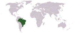 Location of Brazil