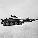 巡航戦車Mk.IV（手前）と歩兵戦車Mk.IIマチルダII