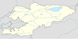 Mappa del Kirghizistan