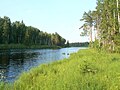 Het meer Orava mustjärv