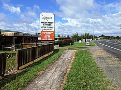 Fruit and vegetable market at Te Kowhai