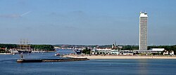 Travemünde en 2005 dans la Baie de Lübeck