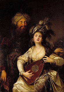 Roxelane et Soliman le Magnifique par Karl Anton Hickel